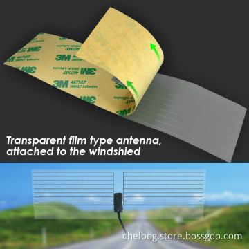 Hot-seling CAR DVB-T transparent film type flexible digital car